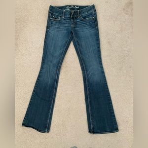 American Eagle dark wash boot cut jeans